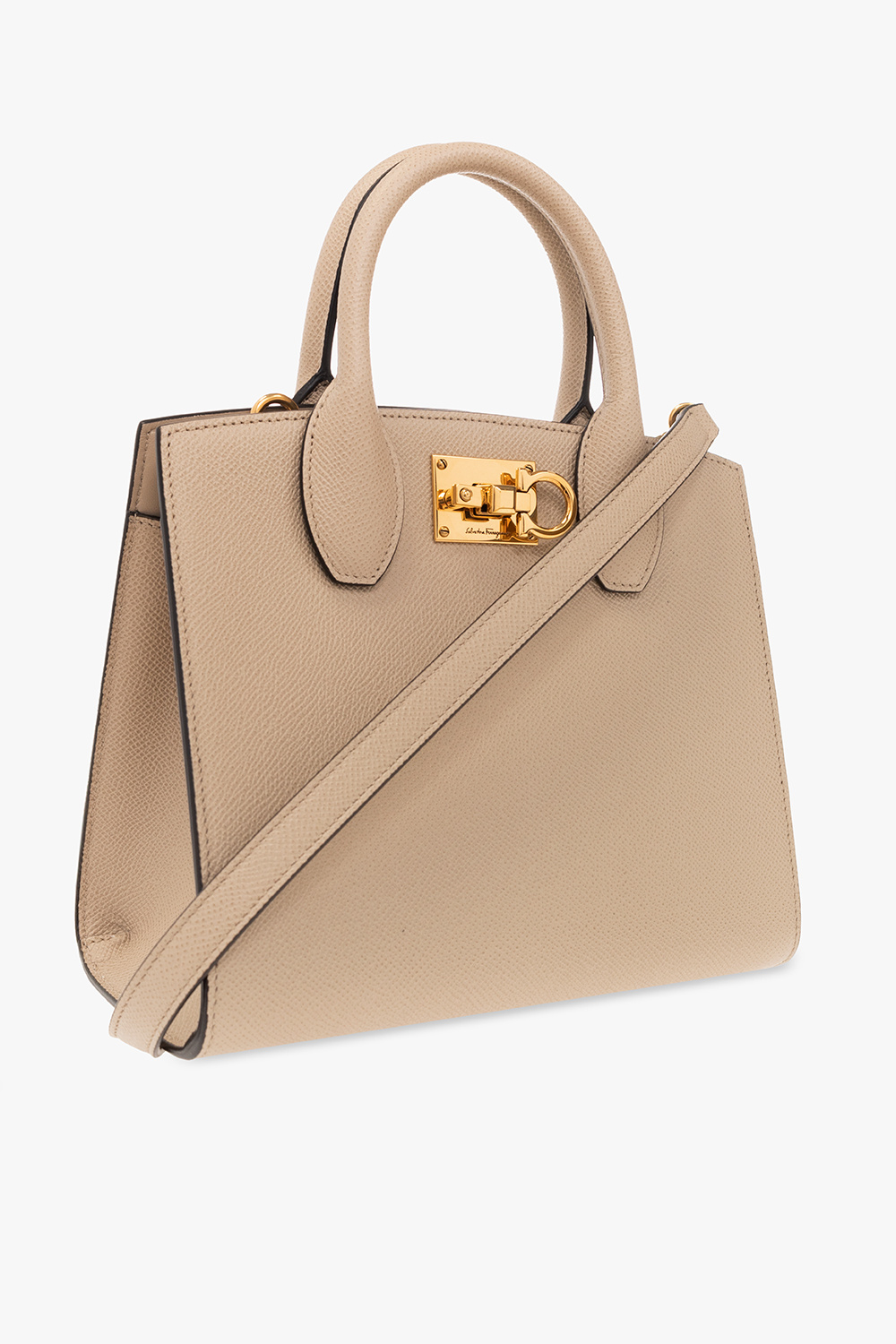 Beige 'Studio Box Mini' shoulder bag FERRAGAMO - Vitkac Canada